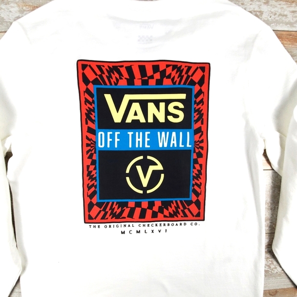 Vans Game Night LS Womens Tee White - Picture 8 of 9
